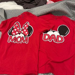 Disney mom and dad shirts